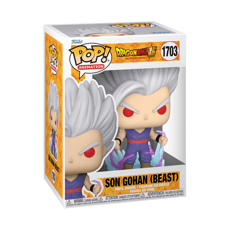 Funko Pop! Animation: Dragon Ball Super: Super Hero - Son Gohan Beast Powering Up #1703 - Image 2