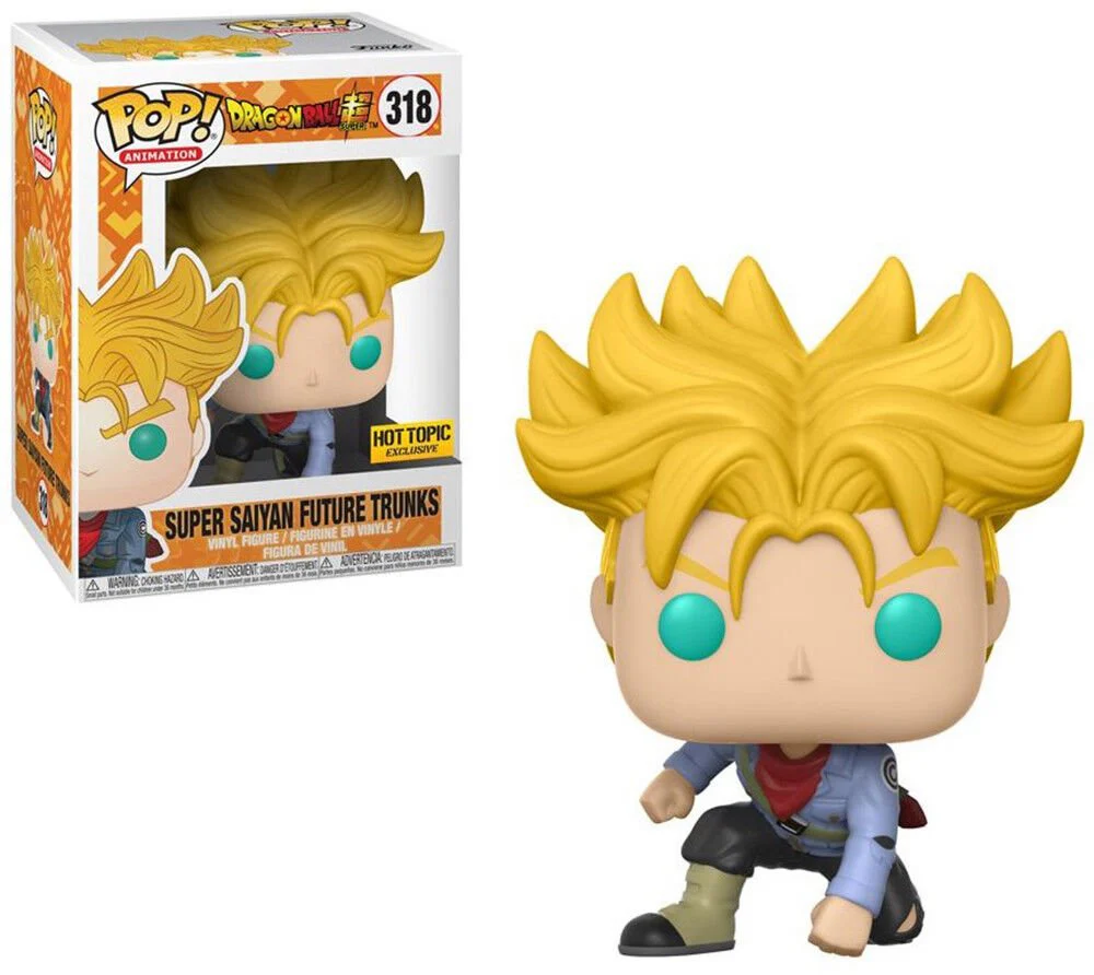 Funko Pop! Animation: Dragon Ball Super - Super Saiyan Future Trunks Exclusive - Image 1