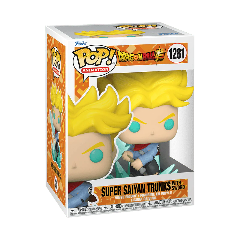Funko Pop! Animation: Dragon Ball Super - Super Saiyan Trunks with Sword #1281 - Image 2