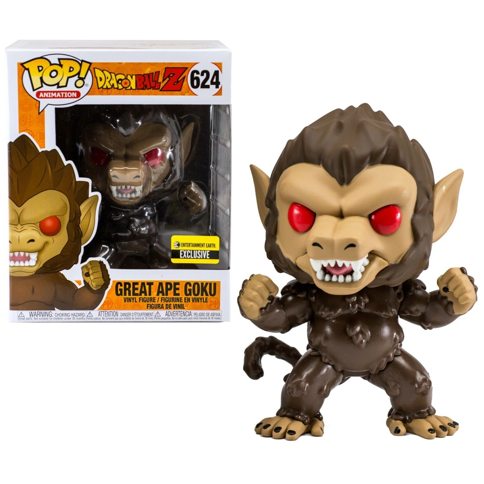 Funko Pop! Animation: Dragon Ball Z - Great Ape Goku 6-in Entertainment Earth Exclusive - Image 1
