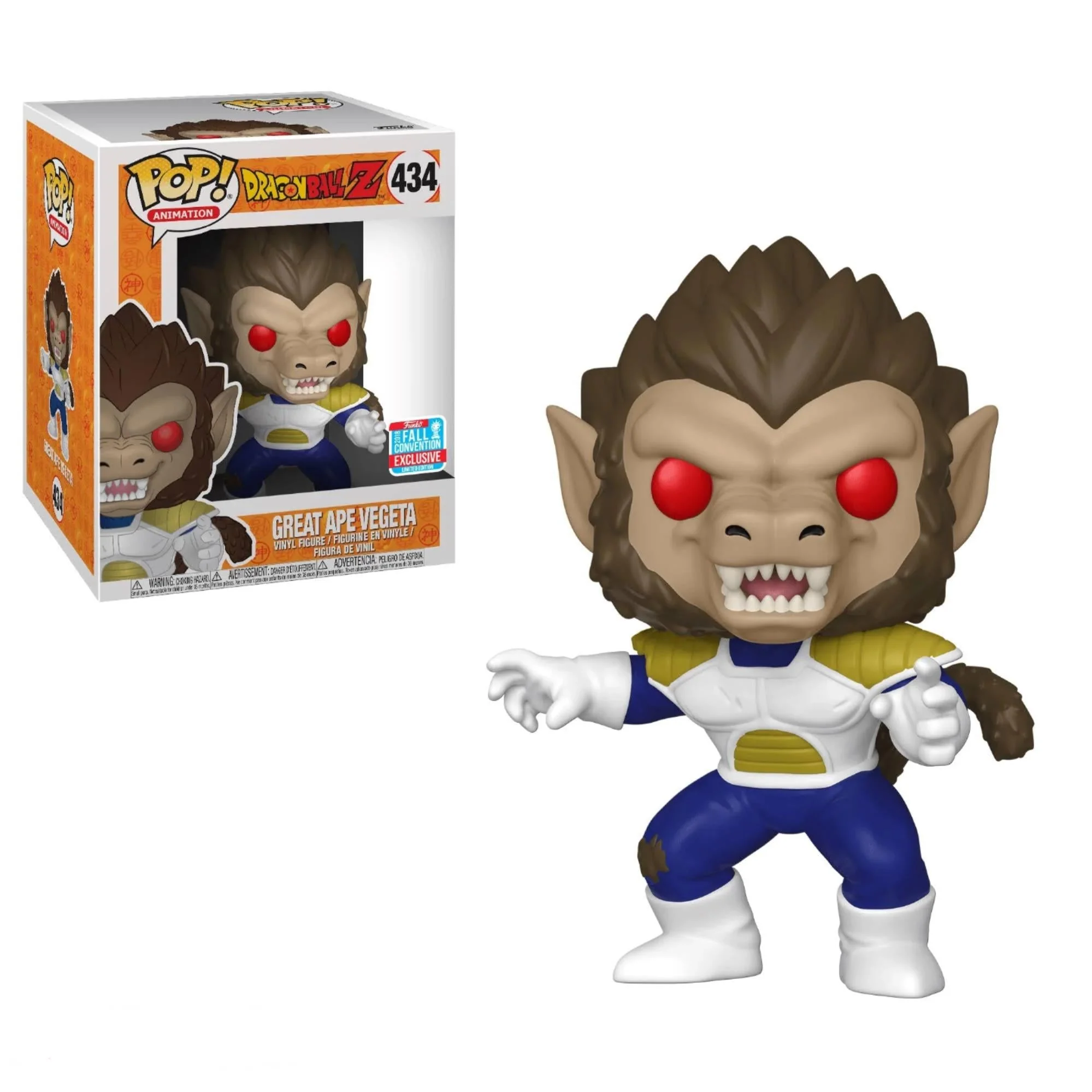 Funko Pop! Animation: Dragon Ball Z - Great Ape Vegeta 6-In NYCC 2018 Exclusive - Image 1