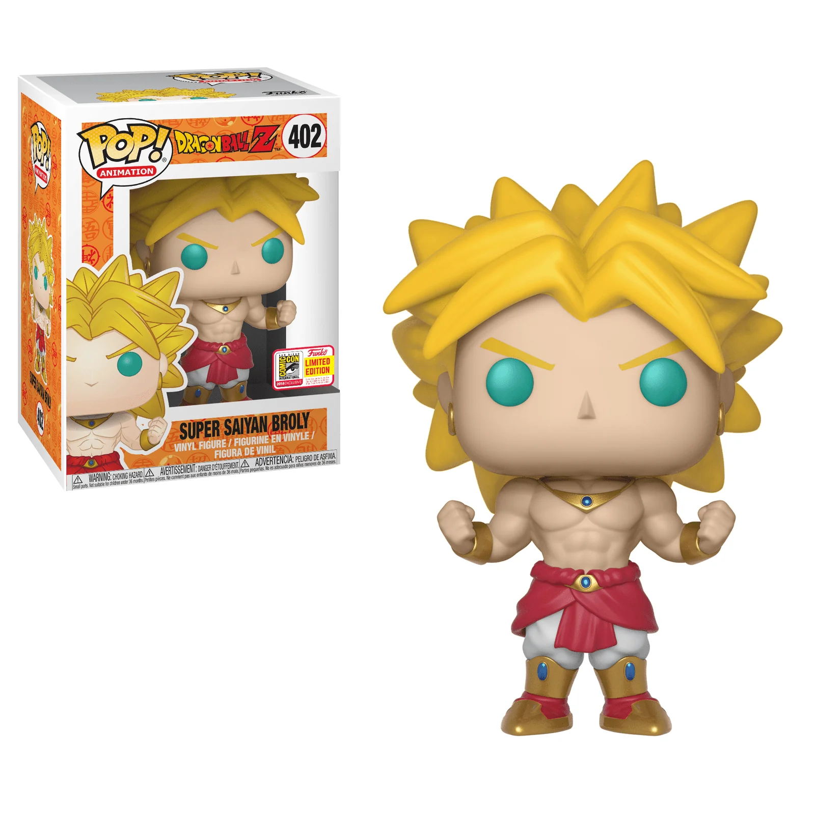 Funko Pop! Animation: Dragon Ball Z - Super Saiyan Broly Exclusive - Image 1