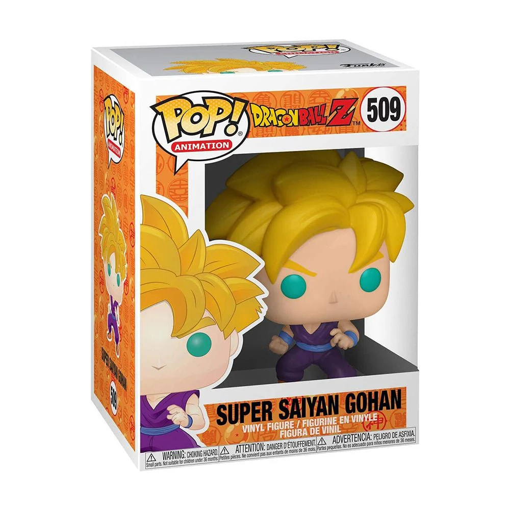Funko Pop! Animation: Dragon Ball Z - Super Saiyan Gohan #509 Galactic Toys Exclusive - Image 2