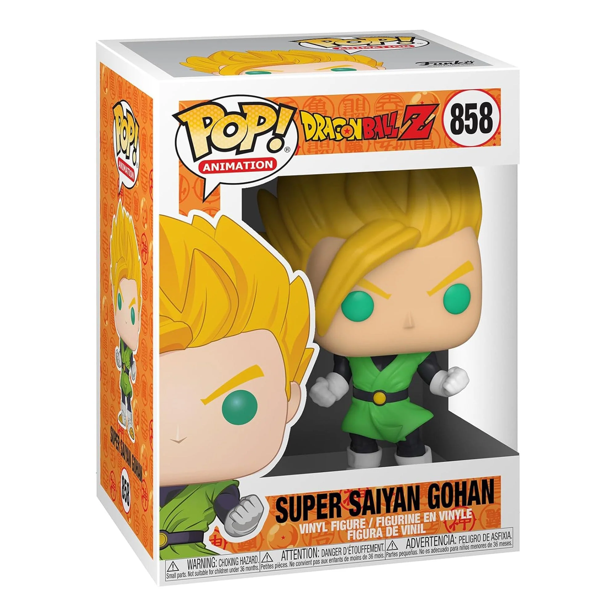 Funko Pop! Animation: Dragon Ball Z - Super Saiyan Gohan #858 - Image 2