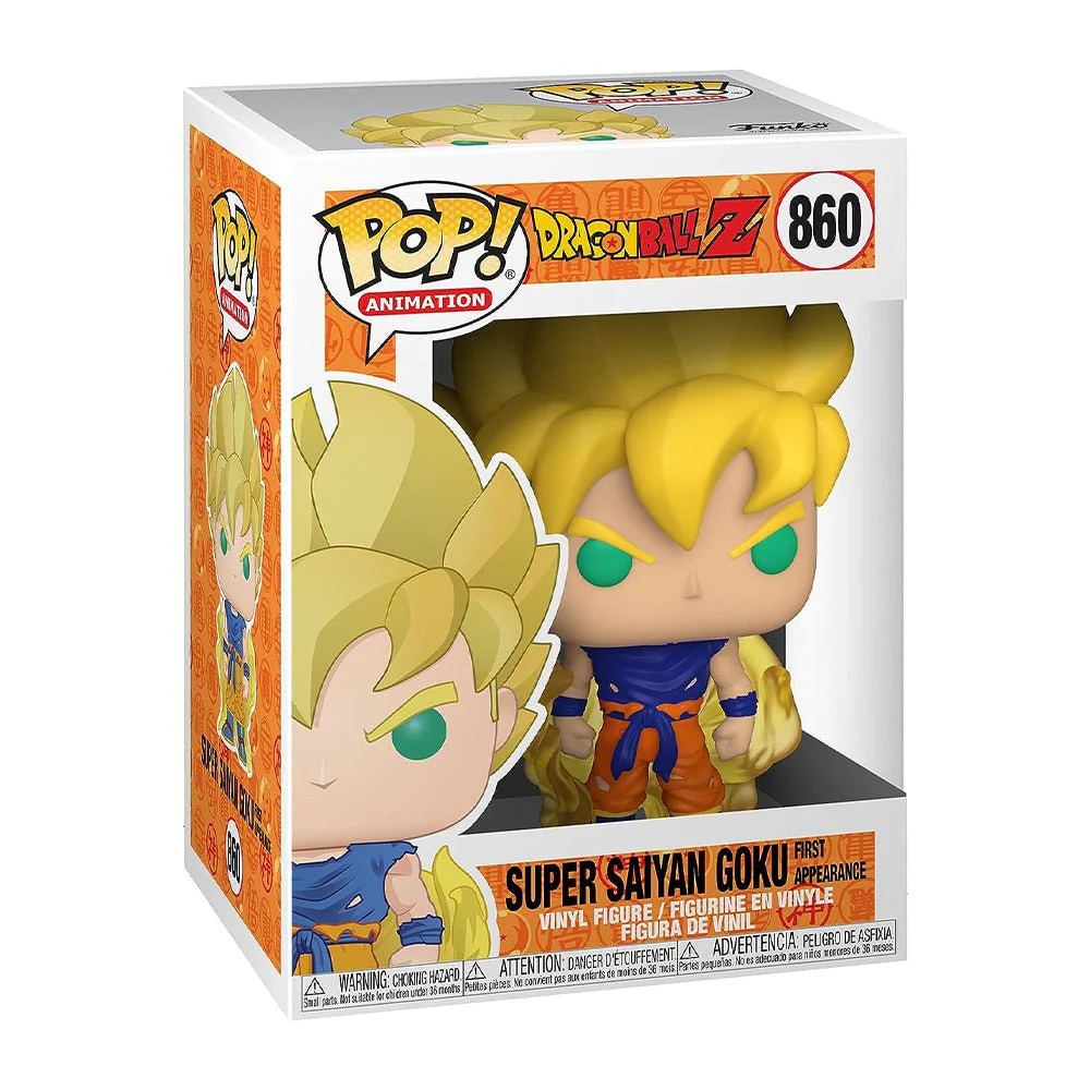 Funko Pop! Animation: Dragon Ball Z - Super Saiyan Goku First Appearance #860 - Image 2