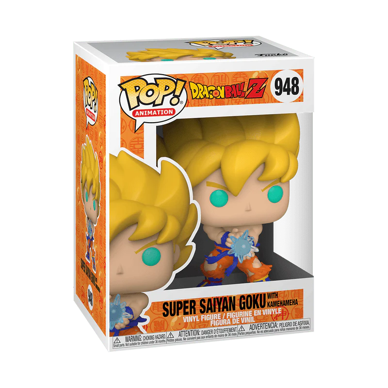 Funko Pop! Animation: Dragon Ball Z - Super Saiyan Goku with Kamehameha #948 - Image 2