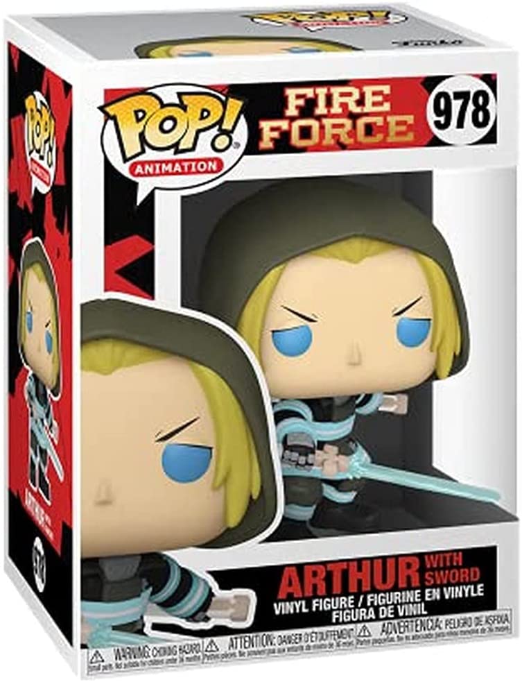 Funko Pop! Animation: Fire Force - Arthur with Sword Vinyl Figure - Image 2