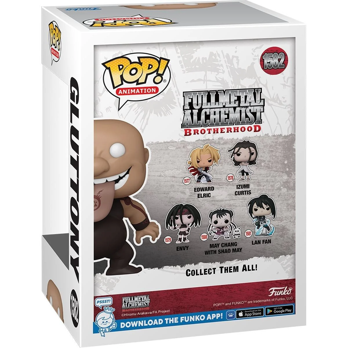 Funko Pop! Animation: Fullmetal Alchemist: Brotherhood - Gluttony #1582 Entertainment Earth Exclusive - Image 3