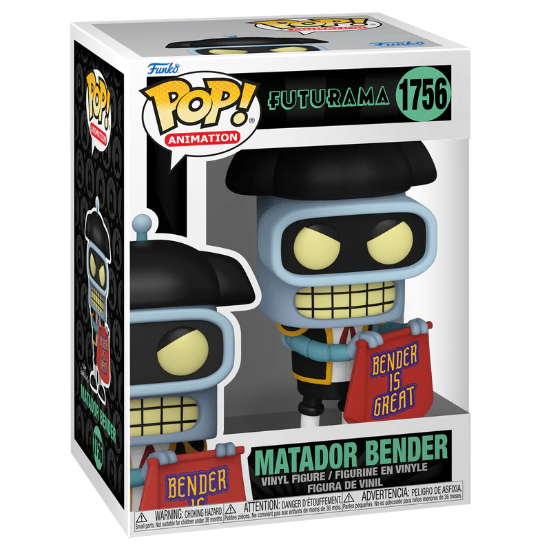 Funko Pop! Animation: Futurama - Matador Bender #1756 - Image 2