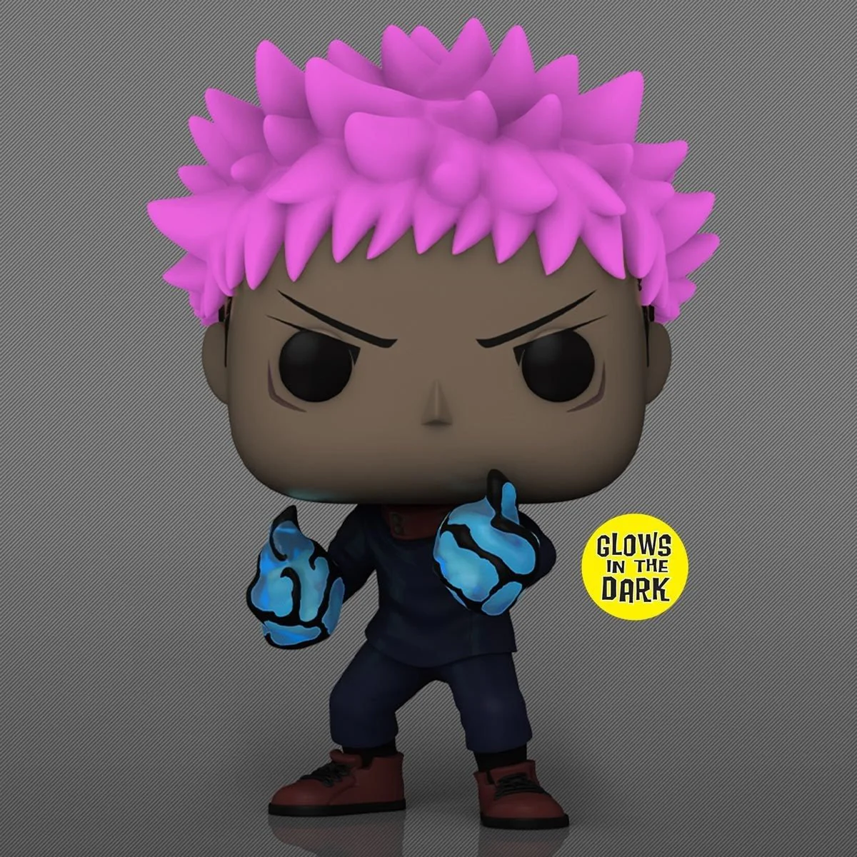 Funko Pop! Animation: Jujutsu Kaisen - Yuji Itadori Divergent Fist Glow-in-the Dark AAA Anime Exclusive - Image 1
