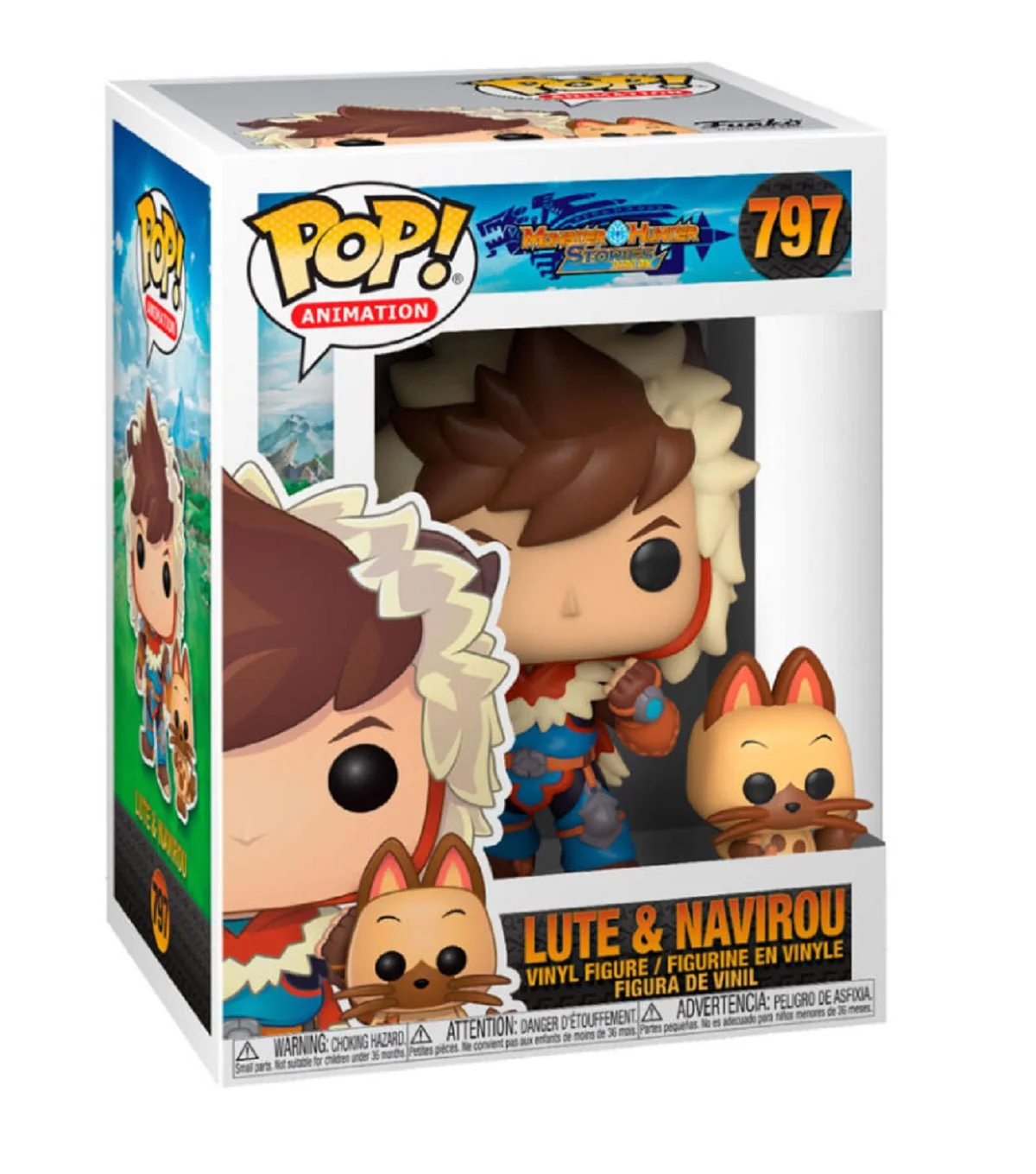 Funko Pop Animation Monster Hunter Lute with Navirou Vinyl Figure - Image 2
