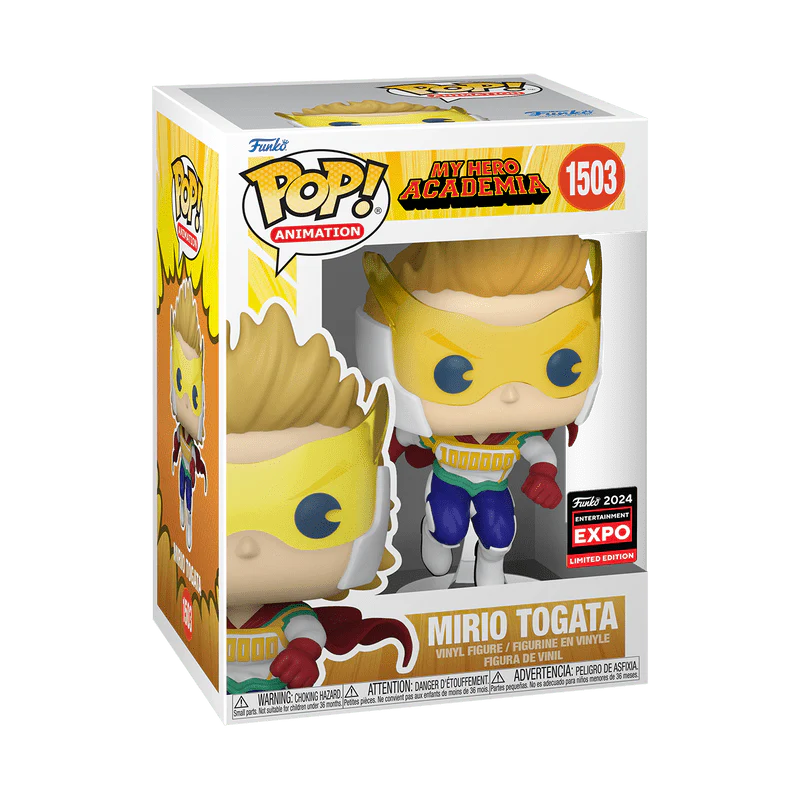 Funko Pop! Animation: My Hero Academia - Mirio Togata #1503 2024 Limited Edition Entertainment Expo Shared Exclusive - Image 2