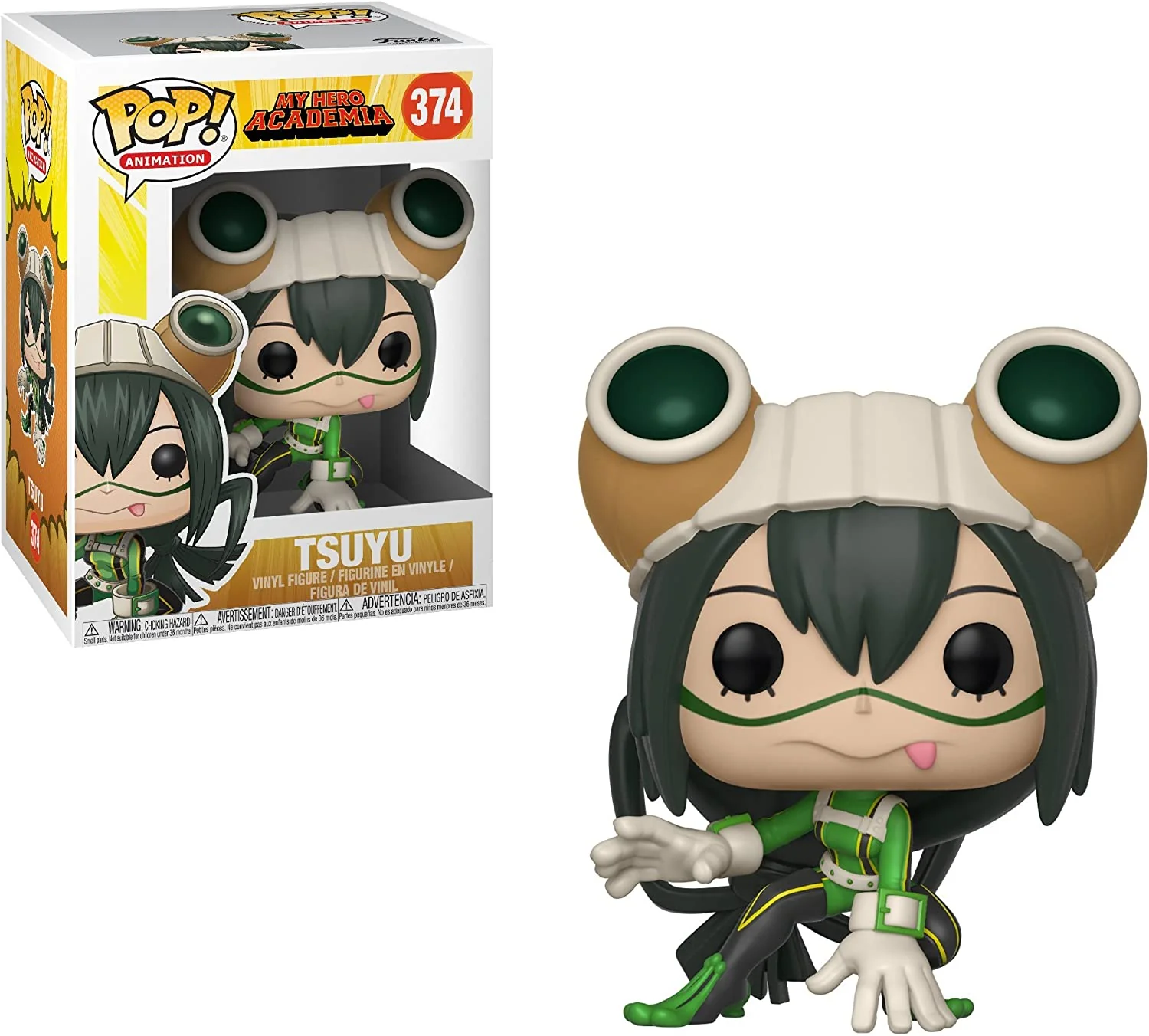 Funko Pop! Animation: My Hero Academia - Tsuyu Asui #374 - Image 2