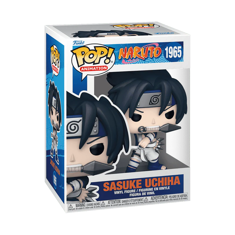 Funko Pop! Animation: Naruto - Sasuke Uchiha with Demon Wind Shuriken #1965 - Image 2
