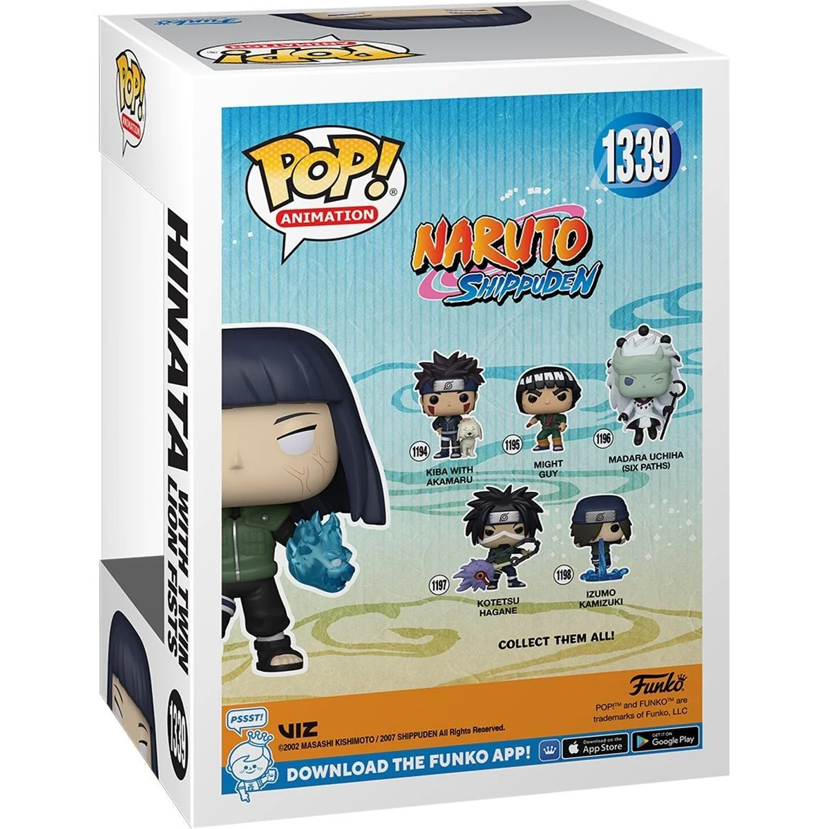 Funko Pop! Animation: Naruto Shippuden - Hinata with Twin Lion Fists #1339 Entertainment Earth Exclusive - Image 3