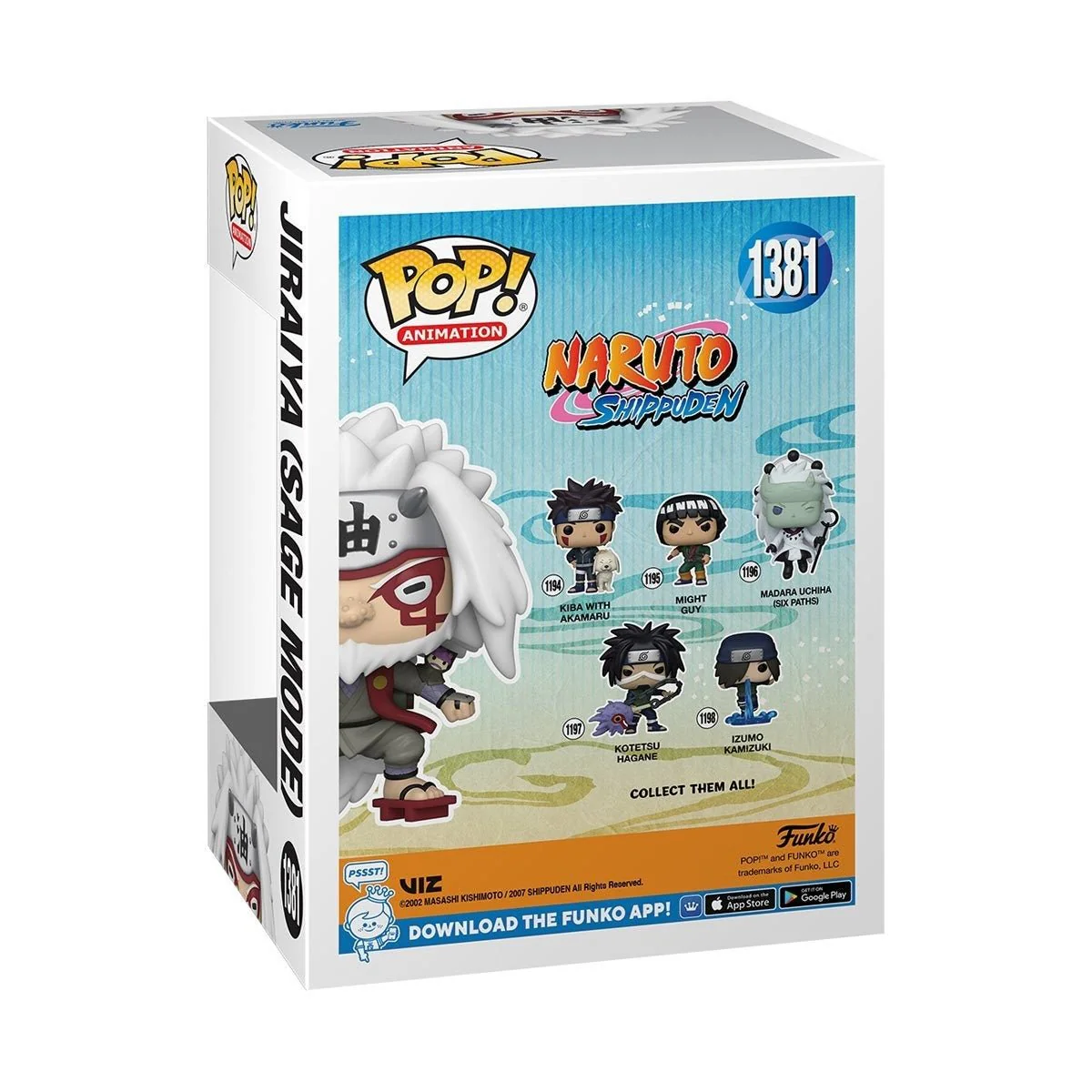 Funko Pop! Animation: Naruto Shippuden - Jiraiya Sage Mode #1381 AAA Anime Exclusive - Image 3
