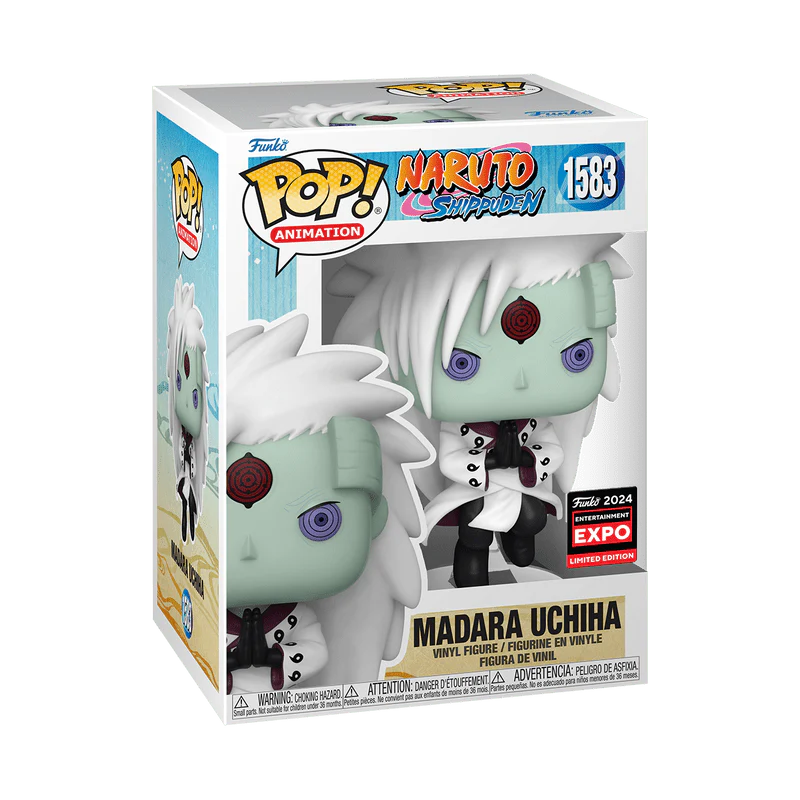 Funko Pop! Animation: Naruto Shippuden - Madara Uchicha with Rinnegan and Sharingan 2024 Limited Edition Entertainment Expo Shared Exclusive - Image 2