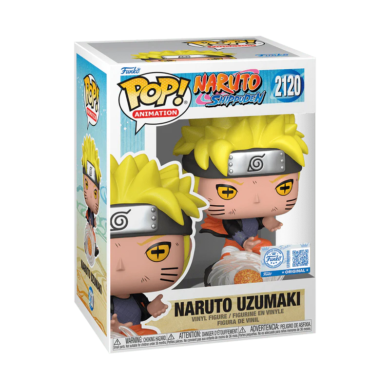 Funko Pop! Animation: Naruto Shippuden - Naruto Uzumaki Lava Release Rasenshuriken #2120 Exclusive - Image 2