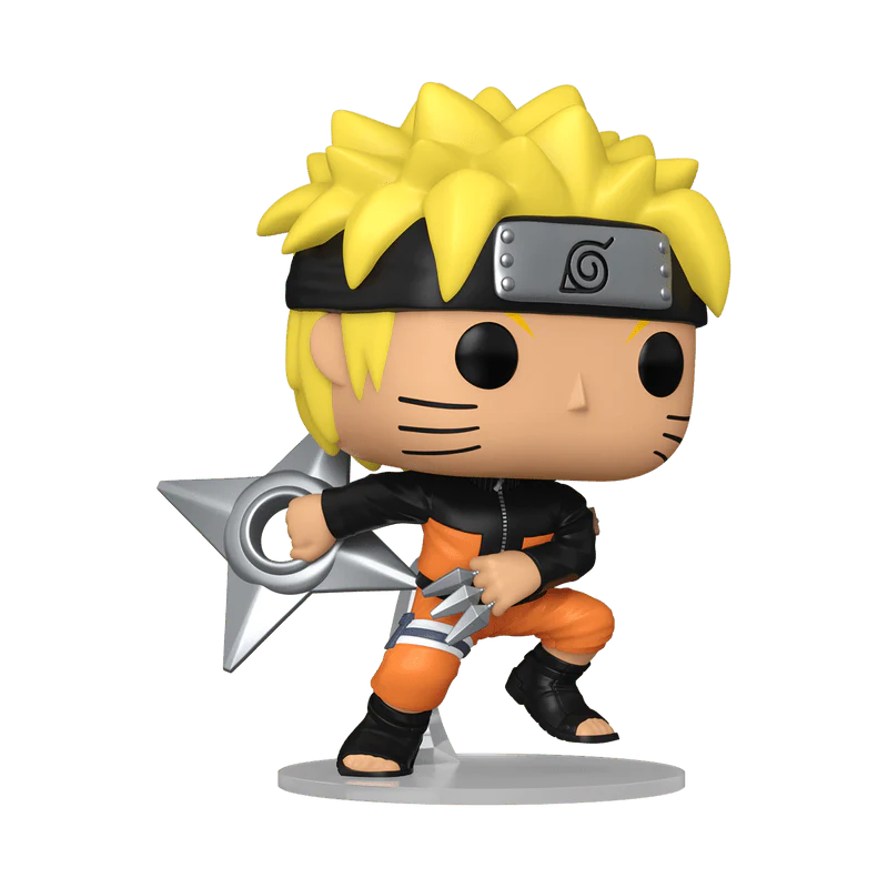 Funko Pop! Animation: Naruto Shippuden - Naruto Uzumaki with Shuriken #1843 - Image 1