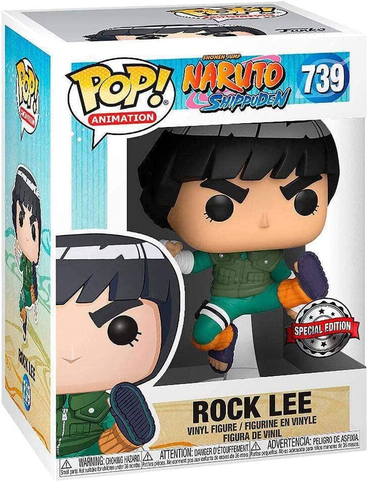 Funko Pop! Animation Naruto Shippuden - Rock Lee Exclusive Vinyl Figure - Image 2