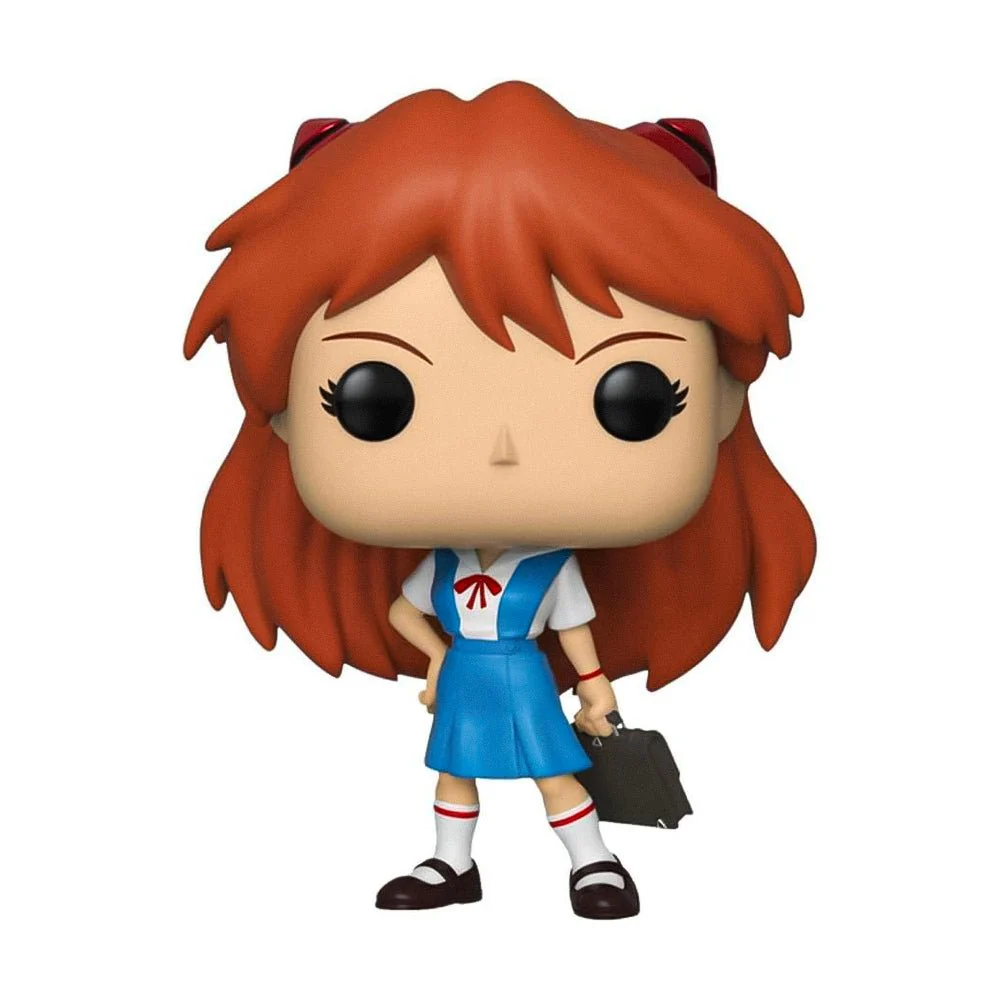 Funko Pop! Animation: Neon Genesis Evangelion - Asuka School Uniform #635 2019 Summer Convention Limited Edition Exclusive - Image 1