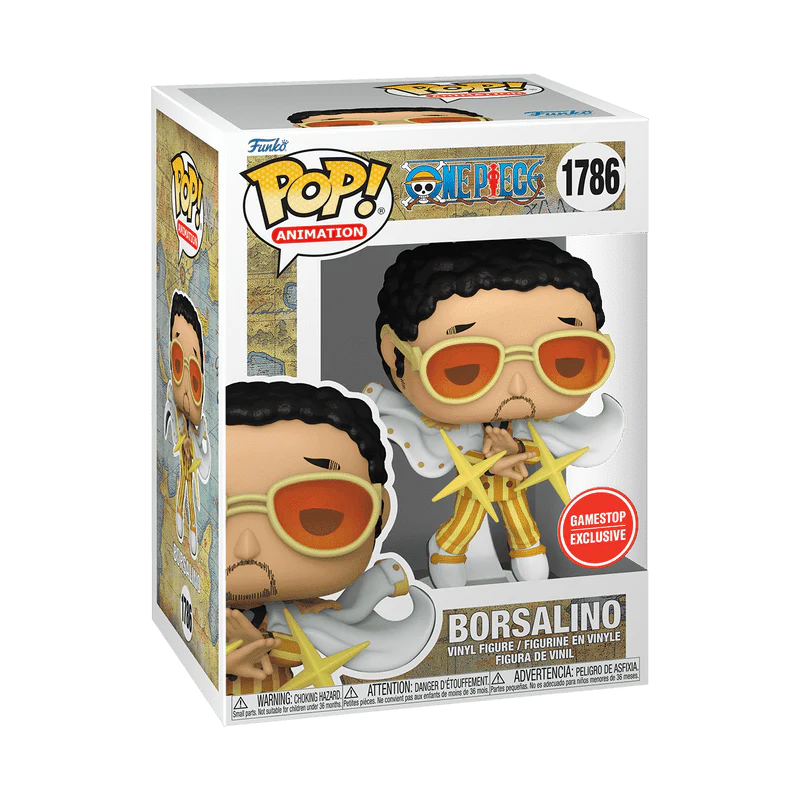 Funko Pop! Animation: One Piece - Admiral Kizaru Borsalino #1786 GameStop Exclusive - Image 2