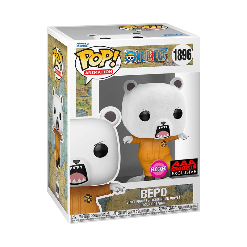 Funko Pop! Animation: One Piece - Bepo Flocked #1896 AAA Anime Exclusive - Image 2