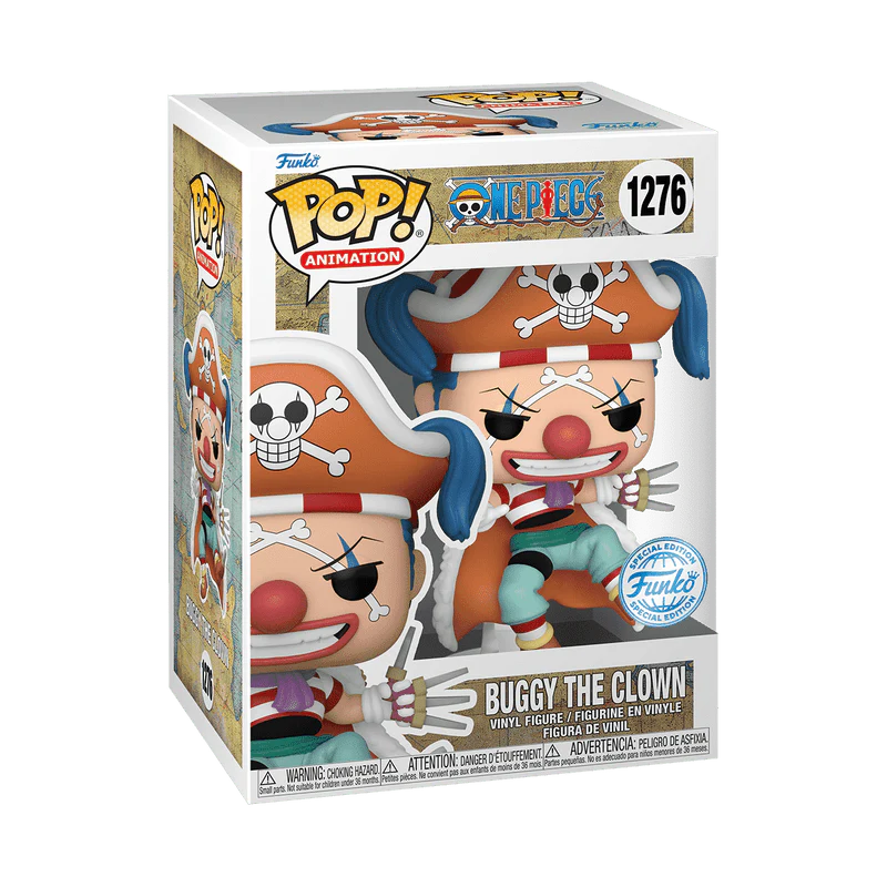 Funko Pop! Animation: One Piece - Buggy the Clown #1276 Special Edition Exclusive - Image 2