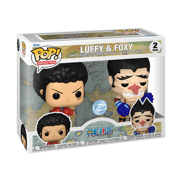 Funko Pop! Animation: One Piece - Luffy & Foxy 2-Pack Hot Topic Exclusive - Image 2