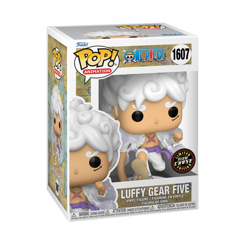 Funko Pop! Animation: One Piece - Monkey D. Luffy Gear Five Glow-in-the-dark Chase - Image 2