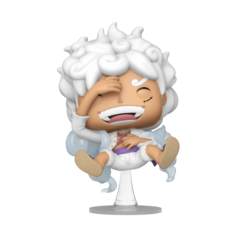 Funko Pop! Animation: One Piece - Monkey D. Luffy Gear Five Laughing #1621 GameStop Exclusive - Image 1