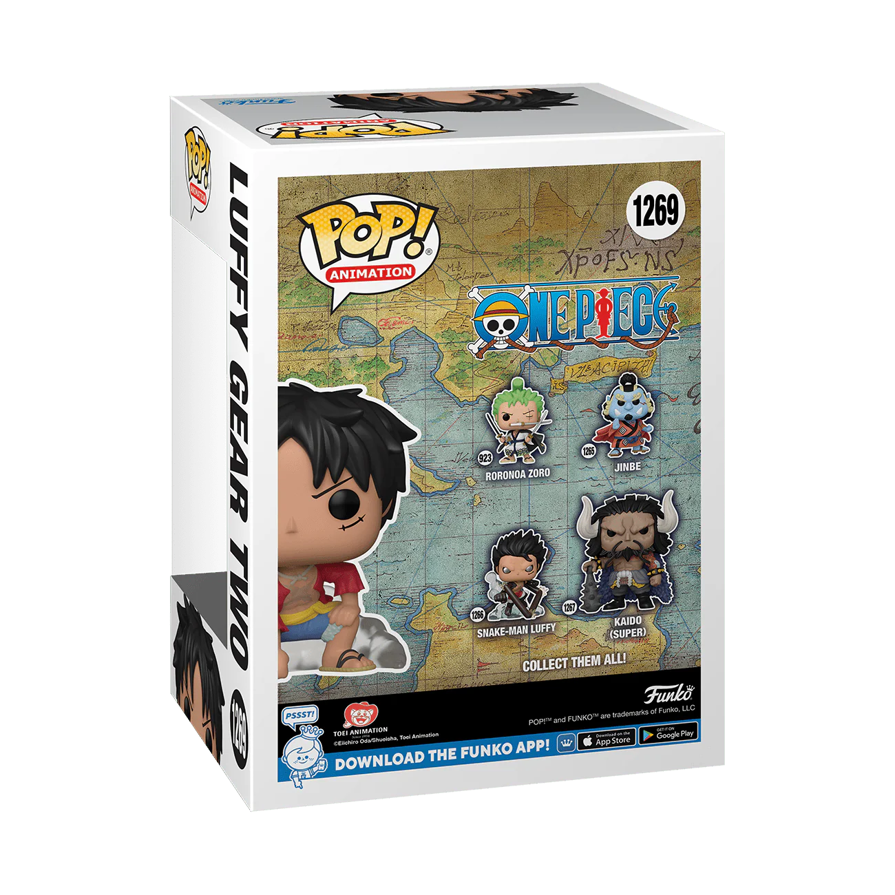 Funko Pop! Animation: One Piece - Monkey D. Luffy Gear Two Chase Fundom Exclusive - Image 3