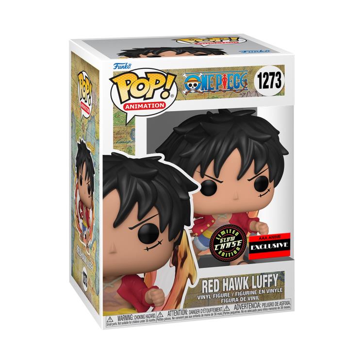 Funko Pop! Animation: One Piece - Monkey D. Luffy Red Hawk Chase AAA Anime Exclusive - Image 2