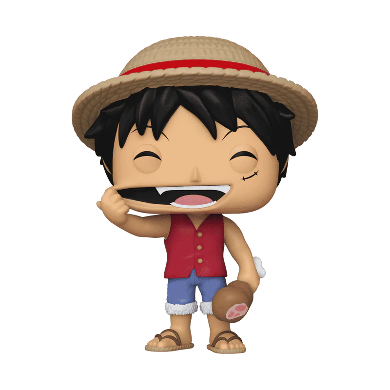 Funko Pop! Animation: One Piece - Monkey D. Luffy with Meat #1771 - Image 1