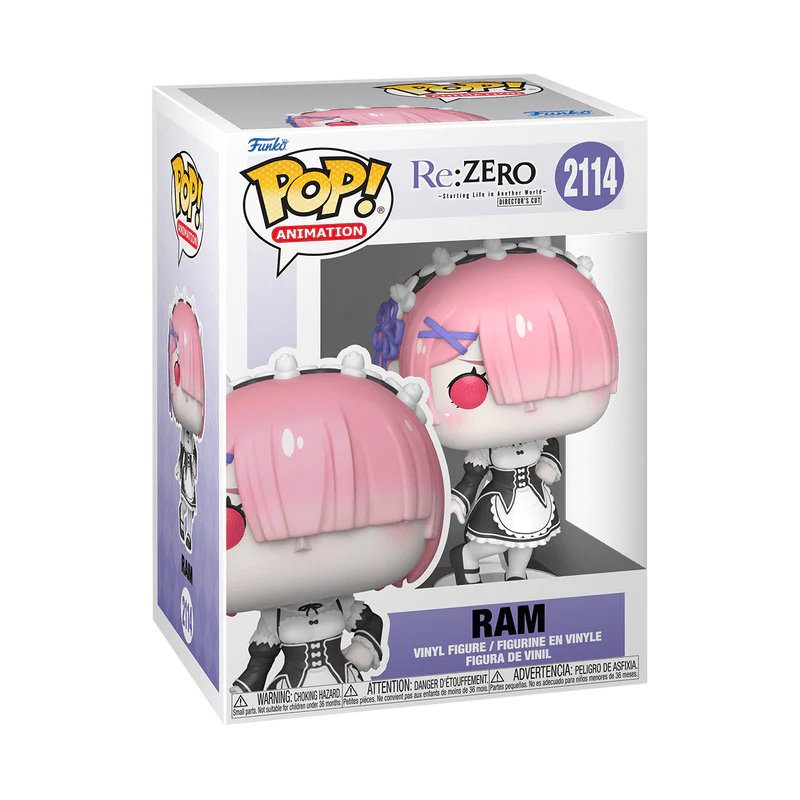 Funko Pop! Animation: Re:Zero - Starting Life in Another World - Ram #2114 - Image 2