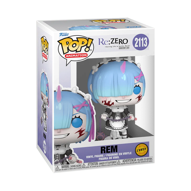 Funko Pop! Animation: Re:Zero - Starting Life in Another World - Rem with Morningstar #2113 Chase - Image 2
