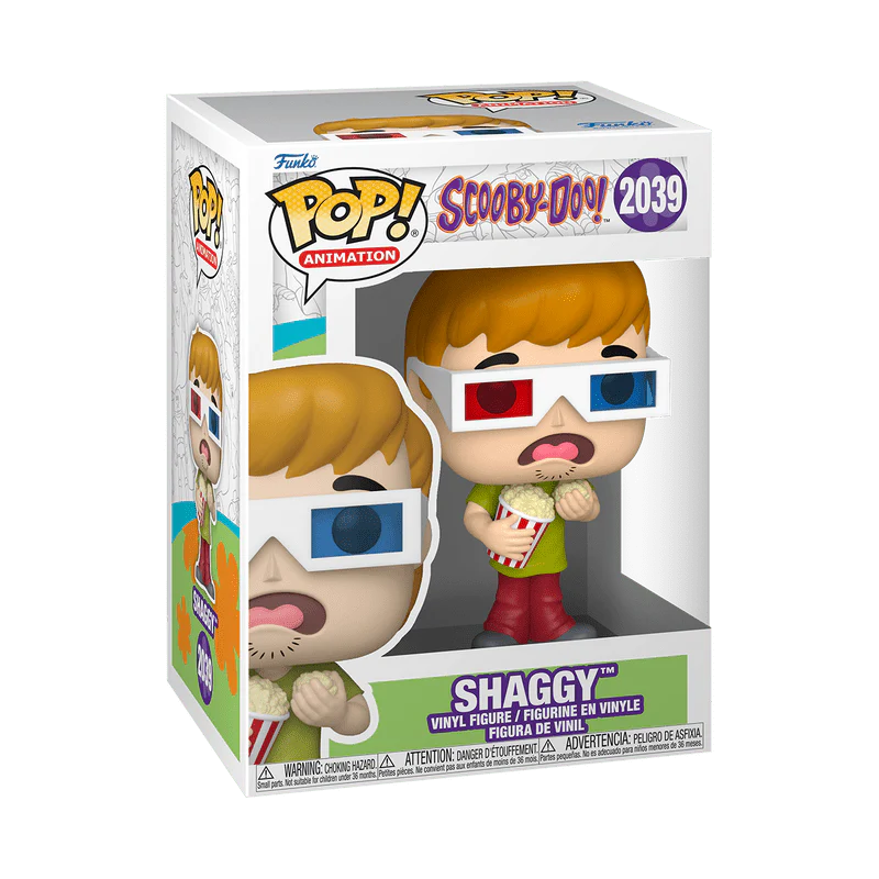 Funko Pop! Animation: Scooby-Doo - Shaggy with 3D Glasses #2039 - Image 2