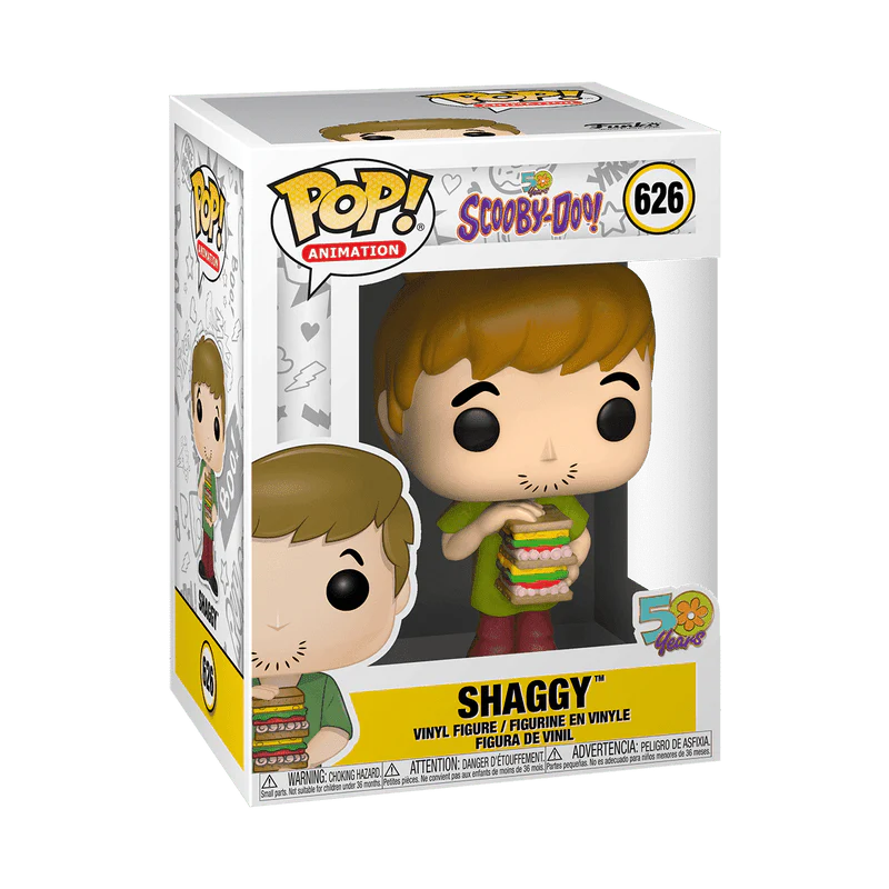 Funko Pop! Animation: Scooby-Doo - Shaggy with Sandwich #626 - Image 2