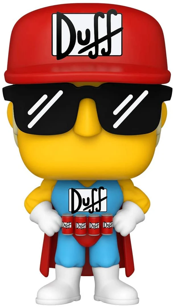 Funko Pop! Animation: Simpsons - Duffman Vinyl Figure - Image 1
