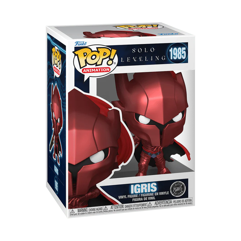Funko Pop! Animation: Solo Leveling - Igris Red #1985 Chase - Image 2