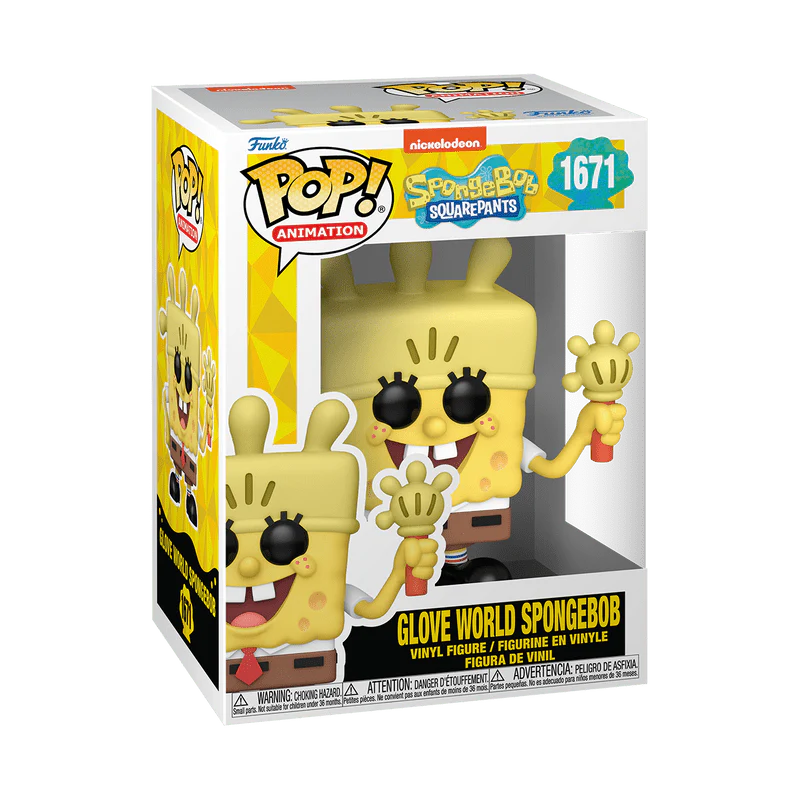Funko Pop! Animation: SpongeBob SquarePants 25th Anniversary - Glove World SpongeBob #1671 - Image 2