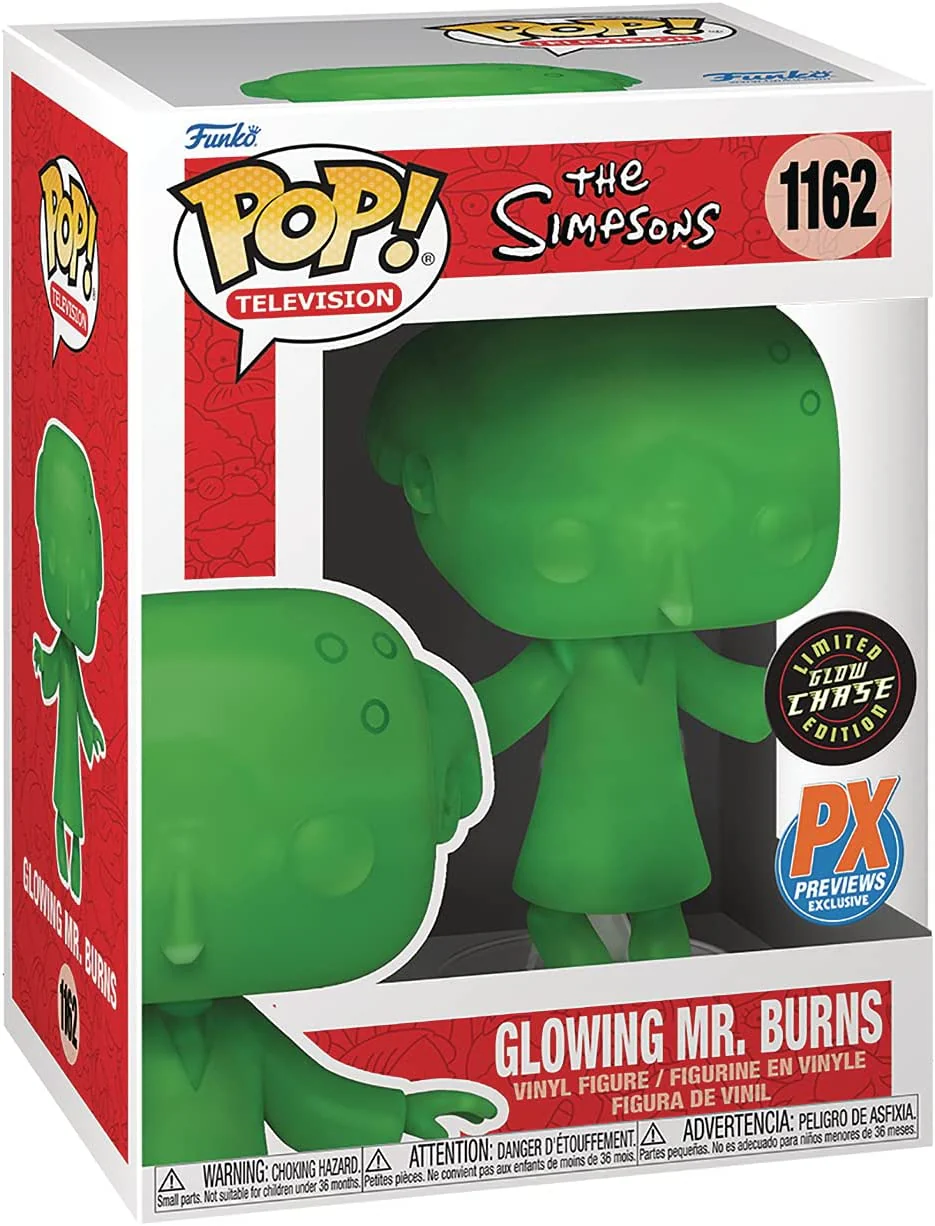 Funko Pop! Animation: The Simpsons - Glowing Mr. Burns Chase PX Previews - Image 2