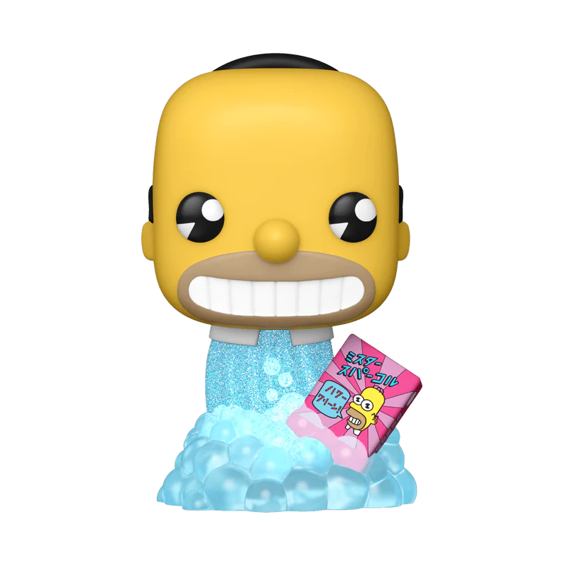 Funko Pop! Animation: The Simpsons - Mr. Sparkle #1465 Diamond Glitter PX Previews Exclusive - Image 1