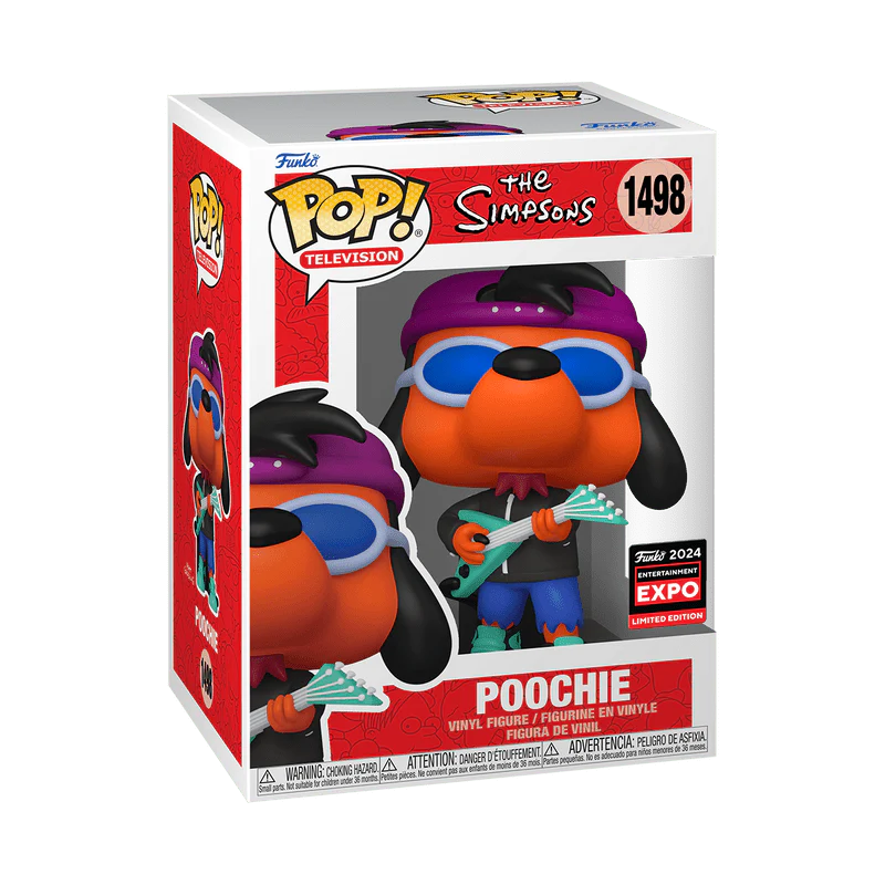 Funko Pop! Animation: The Simpsons - Poochie 2024 Limited Edition Entertainment Expo Shared Exclusive - Image 2
