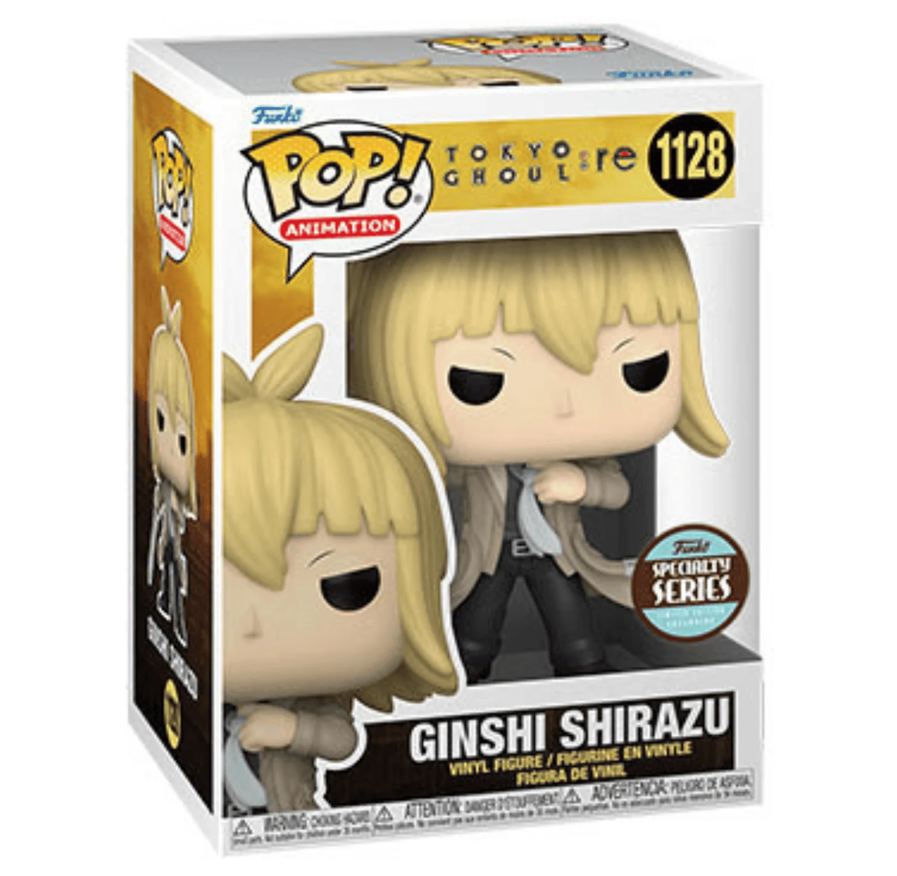 Funko Pop! Animation: Tokyo Ghoul:re - Ginshi Shirazu #1128 Specialty Series Exclusive - Image 2