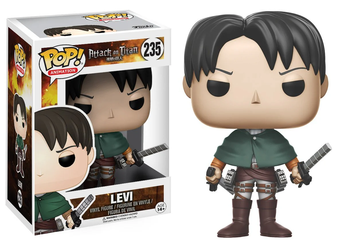 Funko Pop Anime Attack On Titan Levi Vinyl Action Figure