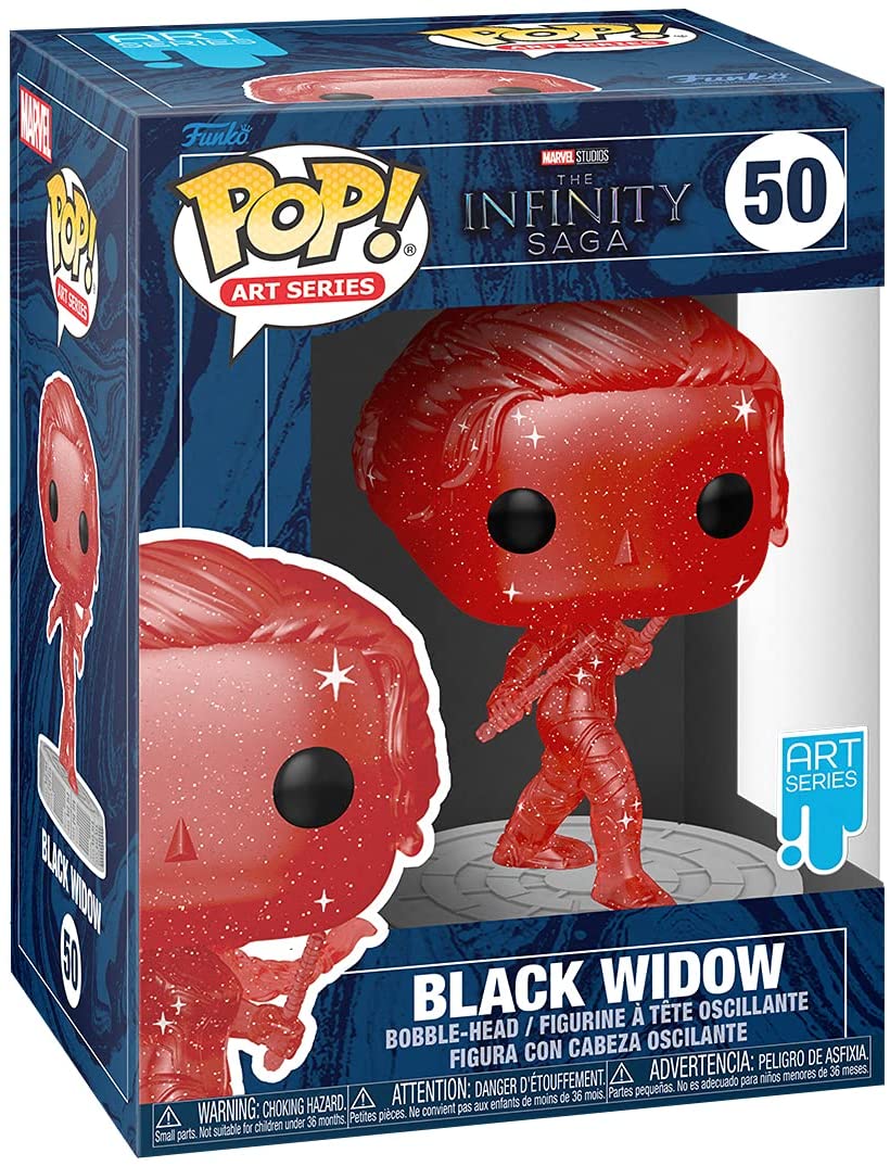 Funko Pop! Artist Series Marvel: Infinity Saga - Black Widow #50 with Pop! Protector - Image 2