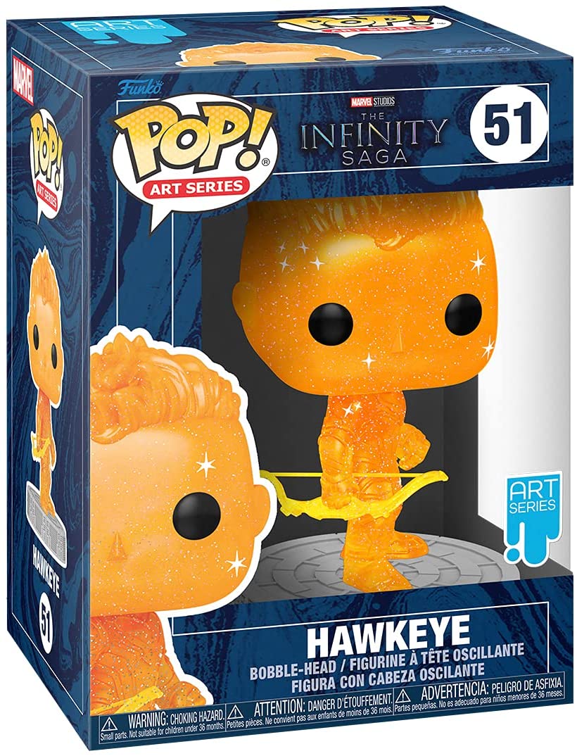 Funko Pop! Artist Series Marvel: Infinity Saga - Hawkeye #51 with Pop! Protector - Image 2