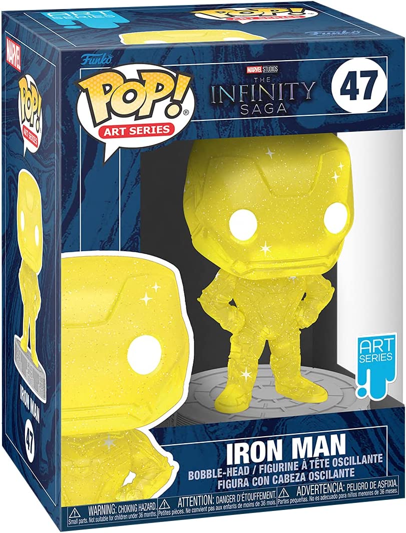 Funko Pop! Artist Series Marvel: Infinity Saga - Iron Man #47 with Pop! Protector - Image 2