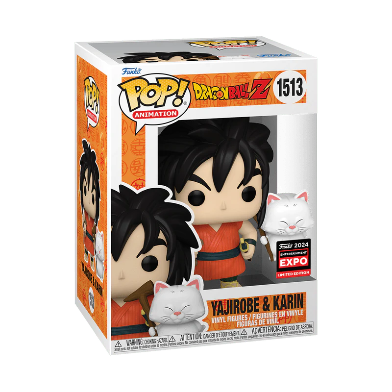Funko Pop! & Buddy Animation: Dragon Ball Z - Yajirobe and Karin #1513 2024 Limited Edition Entertainment Expo Shared Exclusive - Image 2